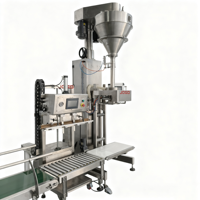 Machine d'emballage semi-automatique pour micropoudre d'alumine fondue de 25 kg, équipement de remplissage de sacs de grande capacité pour micropoudre d'alumine de haute pureté