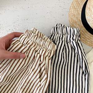 Buding, ropa de verano para niños, pantalones antimosquitos de estilo coreano para niños y niñas, pantalones casuales de rayas rectas verticales Xiao Bao - Product Image 2