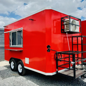 Camping snack and ice cream coffee truck and candy usage conditions multi-functional mobile food trailer - Product Image 1