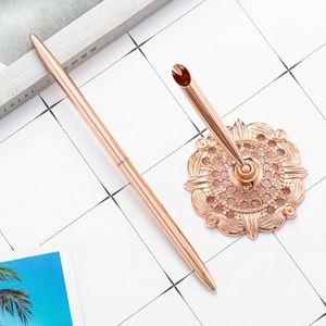 Stylo bille en métal personnalisé pour banque, hôtel, usage de bureau, impression de logo personnalisée, cadeau promotionnel idéal - Product Image 2