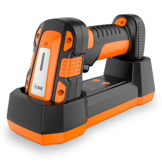 Comet 1D/2D Wireless Industrial-Grade Barcode Scanner for Auto-Sense Scan Shockproof Drop-Resistant 1-Year Warranty