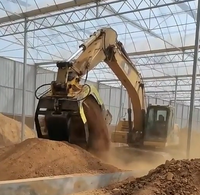 Godet de criblage rotatif hydraulique robuste et personnalisable pour excavatrice, adapté à toutes les tailles de tonnage, pour le criblage du sol