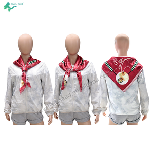 <span class=keywords><strong>Foulard</strong></span> di Lusso da <span class=keywords><strong>Donna</strong></span> in Raso di <span class=keywords><strong>Seta</strong></span> con Stampa Digitale, Motivo e Logo Personalizzati, Bandana per Capelli e Bordi - Product Image 6