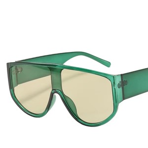 Popular Conjoined <b>Large</b> <b>Frame</b> Sunglasses Fashionable Retro High End Sunglasses Uv Resistant - Product Image 5
