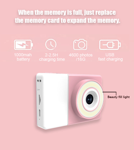 Kids <b>Video</b> <b>Camera</b> High Quality 3.0 Inch 1000Mah Rechargeable Battery with MP3 Additional Function Birthday Gift D6 CCD - Product Image 6