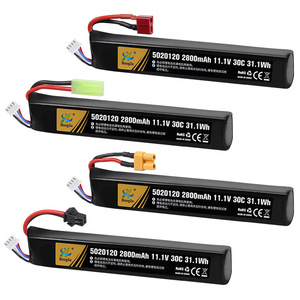 11.1V Pin Lithium 2800mAh 30C tốc độ cao 5020120 có thể sạc lại Phụ kiện điện tử linh kiện điện tử - Product Image 2