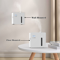 Diffuseur de parfum commercial en métal pour CVC, 500 ml, intelligent, mural, avec support français, pour restaurants, hôtels, spas