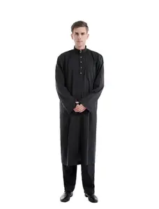 Abbigliamento islamico musulmano per gli uomini Arabia islamico abaya uomo caftano Jubba islam abbigliamento uomo thobe Set
