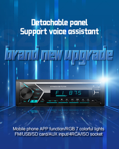 Radio <span class=keywords><strong>de</strong></span> 12V <span class=keywords><strong>para</strong></span> Coche con Panel Extraíble Reproductor MP3 Autoestéreo <span class=keywords><strong>de</strong></span> 1 Din <span class=keywords><strong>Audio</strong></span> <span class=keywords><strong>Receptor</strong></span> FM - Product Image 6