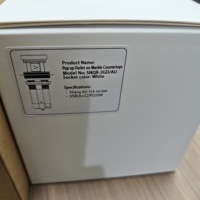 Prise de courant escamotable IP65 pour comptoir de cuisine en marbre, conforme aux normes australiennes AS/NZS / Prise USB escamotable pour comptoir en marbre