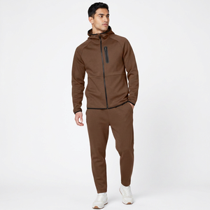 Conjunto Deportivo Informal para Hombre, Sudadera con Capucha y Pantalones de Chándal de Dos Piezas, Transpirable, Estampado, para Escalada al Aire Libre, Fitness y Tallas Grandes - Product Image 1