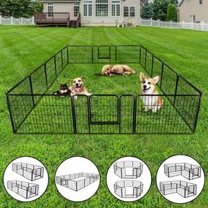 8Panel Hunde zaun 80x60cm Tragbarer Metall Hunde zaun Haustier Panels Kleiner Hund Laufs tall/Zwinger-Zaun für Camping und Rving - Product Image 4