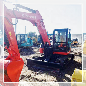 Pelles hydrauliques sur chenilles de ferme KX183-3 Kubota d'occasion en vente chaude Mini pelle KX183 8T pelleteuses domestiques d'occasion - Product Image 2