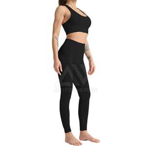 Ensemble de yoga au design personnalisé prix de gros ensemble de yoga entraînement à séchage rapide meilleur matériel ensemble de yoga - Product Image 2