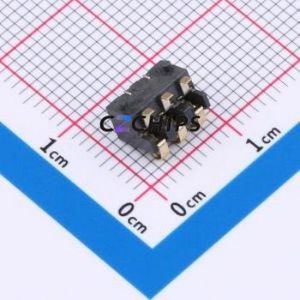 GT-BTP25003-0400A-010A Blade/Spring Contact Battery Connector SMD,P=2.5mm Connector Spring Contact Type 2.5mm 3P Vertical Mount - Product Image 2