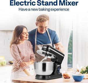 Promotion : Batteur sur socle planétaire électrique 5L/8L avec bol mélangeur, design à tête inclinable, 6 vitesses, 1000-1500W, classe d'efficacité énergétique, usage commercial - Product Image 2