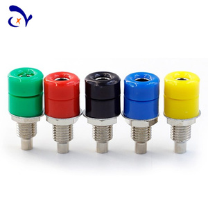 แผง Stand-4mm ทดสอบ24.247 PCB อุปกรณ์การสอนซ็อกเก็ตเกลียวด้านบน-ทองแดงบริสุทธิ์ชุบนิกเกิลตะขอทดสอบ-ABS ที่อยู่อาศัย - Product Image 3