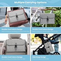 Mode grande capacité bébé plié multi-poches mère bébé marche en plein air sac de maternité maman couche couche matelas à langer