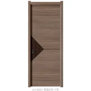 Front wood slab door panel leaf interior house design office 35/45 mm thickness doors