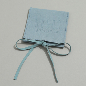 Pochettes d'emballage pour bijoux en microfibre, légères, modernes, carrées, faites à la main, avec logo personnalisé, inserts cadeaux pour boucles d'oreilles, colliers, bagues - Product Image 4