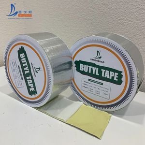 Cinta de Goma Butilo Impermeable Autoadhesiva con Lámina de Aluminio para Reparación de Goteras en Techos, Ventanas y Tuberías 1.0-1.5mm - Product Image 1