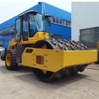 Mini-compacteur industriel robuste pour projets de pose d'asphalte sur de grandes surfaces, rouleau compresseur
