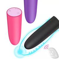 Fernbedienbare Vibratoren 10 Geschwindigkeiten Wasserdicht Weiblicher Klitoris-Masturbator Mini Bullet Finger-Vibrator Sexspielzeug für Frauen
