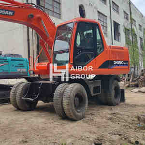 Escavadeira Doosan Usada DH150W-7 Doosan 140 150 130 bom Escavadeira De Rodas Usada Doosan Dh150w Escavadeira De Rodas - Product Image 4