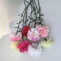 Fleur artificielle en soie Q-1307 à tige unique, très vendue, pour la décoration de la maison et de mariage