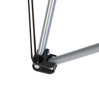 Table de camping portable, table pliable ultralégère pour l'extérieur avec deux trous