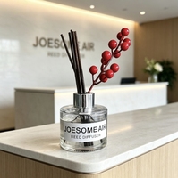 Diffuseur de parfum d'ambiance de luxe avec logo personnalisé et marque privée, flacon en verre, diffuseur à bâtonnets, OEM ODM, désodorisant d'ambiance