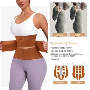 Recortador de cintura para el sudor para mujer, cinturón de Sauna, entrenador de Abdomen, corsé moldeador de Cuerpo Adelgazante, fajas deportivas, banda quemadora de grasa para el vientre - Product Image 4