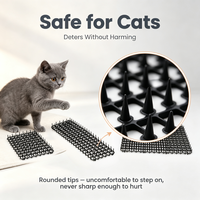 Bande anti-chats en gros 15,5*20cm 34*42cm 49*14cm – Protection physique pour jardin, canapé, plantes en pot – Direct Usine