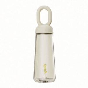 Petal-Shaped 500ml Reusable Water <b>Bottle</b> with Anti-Corrosion Coating and Straw Cap - Product Image 2