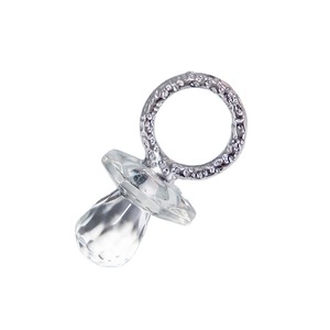 Tetina de cristal transparente para bebé, recuerdo de bautismo, regalos de ducha de bebé, regalo para invitados, botella de pezón de cristal - Product Image 1