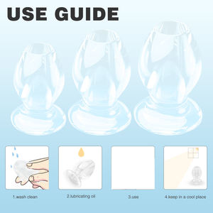 Avançado Anal <span class=keywords><strong>Dilator</strong></span> Kit Com Plug Oco Producto Sexual para Extended Wear Material Seguro para Iniciante Uso Amigável - Product Image 6