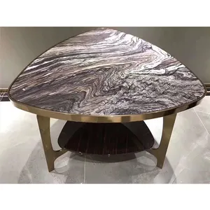 Kinawa Violet Landscape Purple Marble for Table Top and coffee table Price