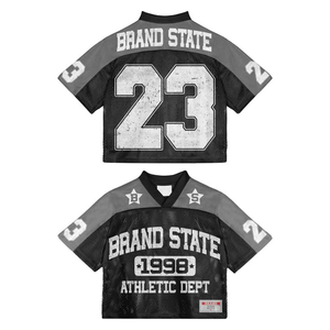 Maillots de sport personnalisés de haute qualité Tontons, maillots de football rétro américains sublimés en mesh - Product Image 4