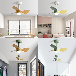 Ceiling Fan Light With Led Fixed Blade For Bedroom Study Small Size 5-10 Sqm Home Use - Product Image 1