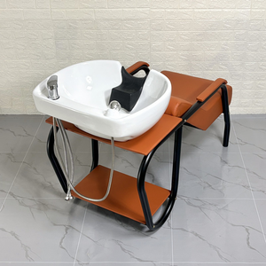 Sillón de Peluquería Moderno de Alta Calidad en Cuero PU con Lavabo y Tazón para Salón de Belleza, Hotel, Barbería - Product Image 5
