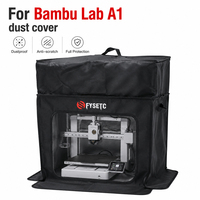 Penutup Debu untuk Printer 3D Bambu Lab A1 Perlindungan Penuh Anti Debu Anti Gores Tahan Air Jendela PVC Visual Pelindung Sinar UV Matahari