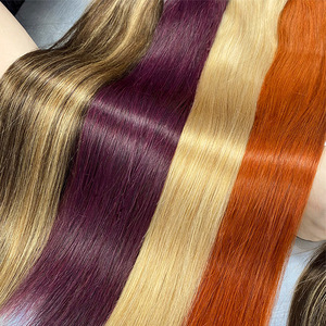 Extensions de cheveux lisses de 18 à 26 pouces, 100% cheveux humains vierges Remy, super double trame, tissées à la main, cheveux tressés pour une tête entière - Product Image 6