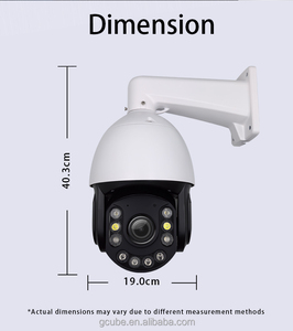 Camera an ninh ngoài trời PTZ ai tự động theo dõi phát hiện chuyển động âm thanh hai chiều đầy đủ màu sắc tầm nhìn ban đêm PoE camera 20x Zoom 5MP - Product Image 6