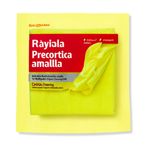 Rotolo di Panni per Pulizia Organici Multiuso Precortati Gialli 14 M - Product Image 2