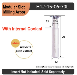 Porte-lame remplaçable personnalisé, <span class=keywords><strong>fraise</strong></span> <span class=keywords><strong>à</strong></span> trois côtés, <span class=keywords><strong>fraise</strong></span> <span class=keywords><strong>à</strong></span> rainures en T MG1006 1206, arbre de <span class=keywords><strong>fraise</strong></span> avec fraises <span class=keywords><strong>à</strong></span> bout latéral - Product Image 5