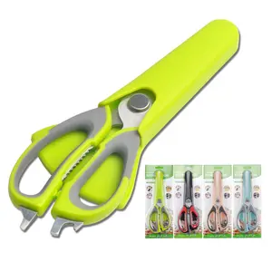 Chicken Poultry Fish Meat Vegetables Magnetic Multi Functional Heavy Duty <strong>Kitchen</strong> Cutter <strong>Scissors</strong> - Product Image 1