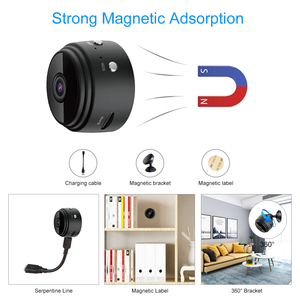 Hot Bán Chất Lượng Cao A9 Không Dây Xách Tay Home An Ninh Tầm Nhìn Ban Đêm Wifi Mini Máy Ảnh HD 1080P Wifi Minicamera - Product Image 5