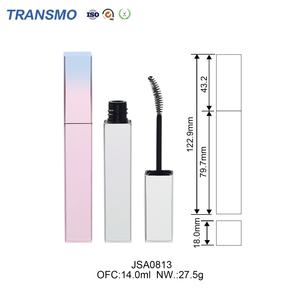 Tube de mascara personnalisé de 14 ml, faible MOQ, flacon de mascara personnalisé de 14 ml, tubes de mascara vides carrés OEM avec brosse personnalisée - Product Image 2