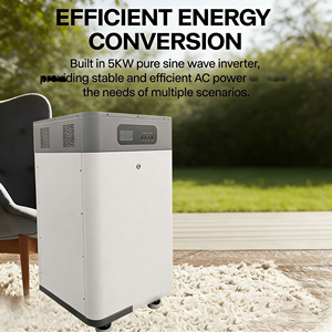แบตเตอรี่ LiFePO4 ความจุขนาดใหญ่ 48V 15kWh พร้อมระบบจัดการแบตเตอรี่อัจฉริยะ (BMS) สำหรับเก็บพลังงานภายในบ้านและเครื่องออลอินวัน - Product Image 3