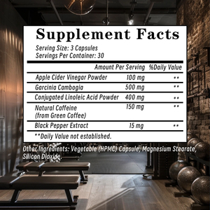 OEM ODM Apfelessig-Kapseln mit Apfelessig-Pulver <span class=keywords><strong>Garcinia</strong></span> <span class=keywords><strong>Cambogia</strong></span> Natürliche Koffein-Fettverbrenner-Kapseln - Product Image 2